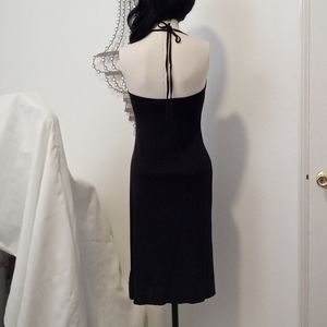Banana Republic Black halter dress excellent condition